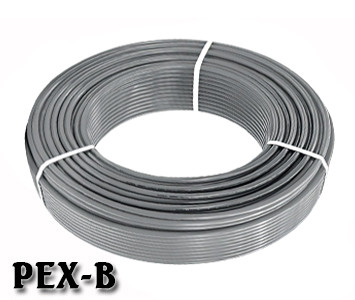 Труба для теплої підлоги PEX-B Silver 16х2 з кисневим бар'єром (Чехія) бухта 400 м, фото 1