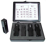 Набір контрольних світлофільтрів для поверання фотометрів і спектрофотометрів, ПС-7, НС-8, КУВІ