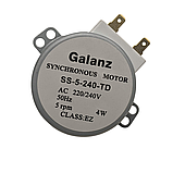 Мотор обертання піддону 230V для мікрохвильових печей (НВЧ) Bosch, Siemens, Electrolux, Zanussi SS-5-240-TD, фото 4