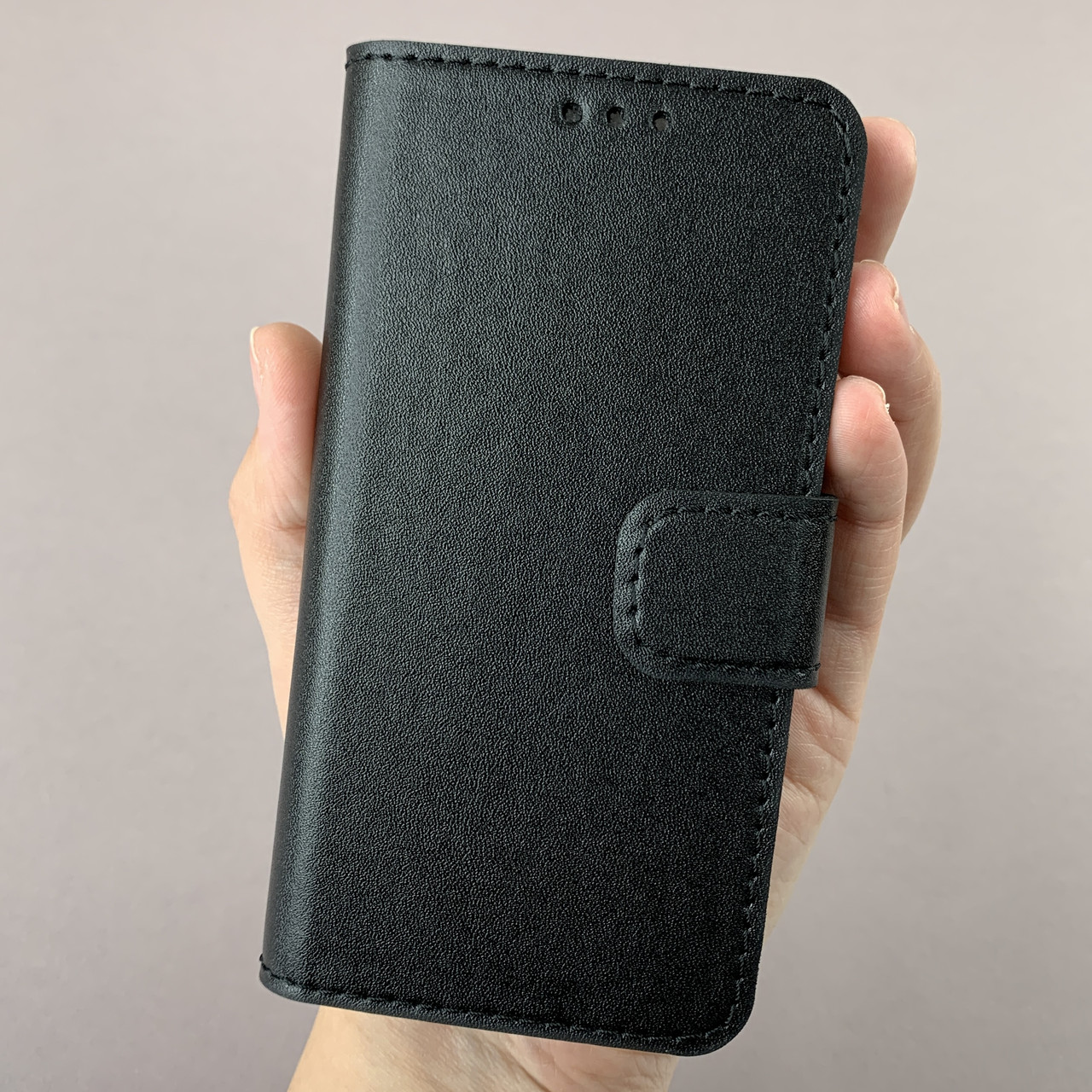 Чохол-книга для Apple iPhone 13 Mini чохол книжка з хлястиком на телефон айфон 13 міні чорна b6r