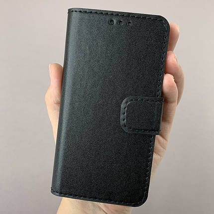 Чохол-книга для Apple iPhone 13 Mini чохол книжка з хлястиком на телефон айфон 13 міні чорна b6r, фото 1