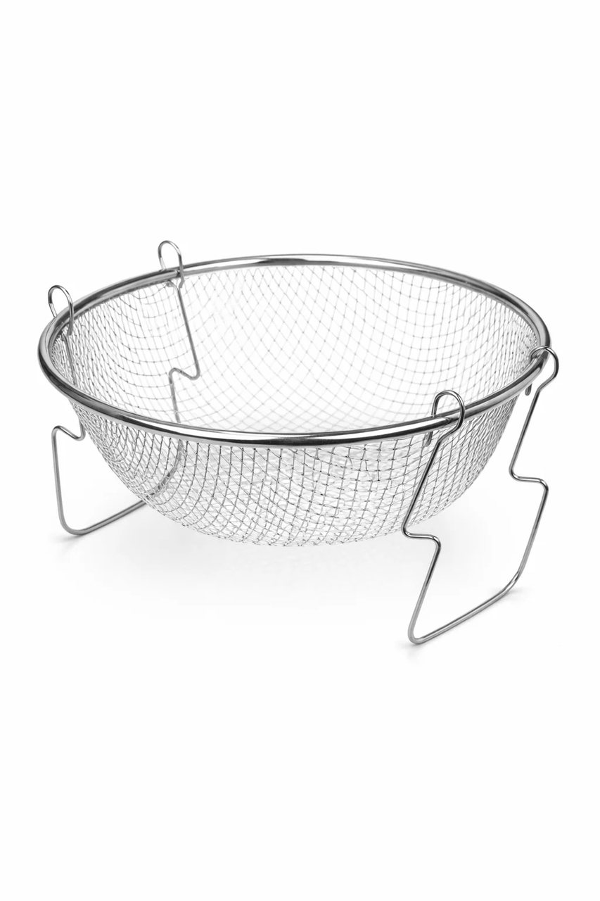 Складана сітка для варіння, смаження та фритюру 22 см, фото 1
