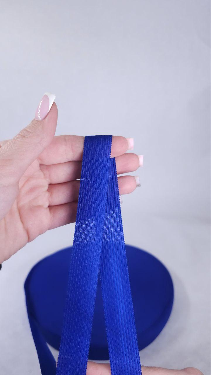 Тасьма окантовочна, лямовка 18мм 4п 150 грам, "волошка" 50 м