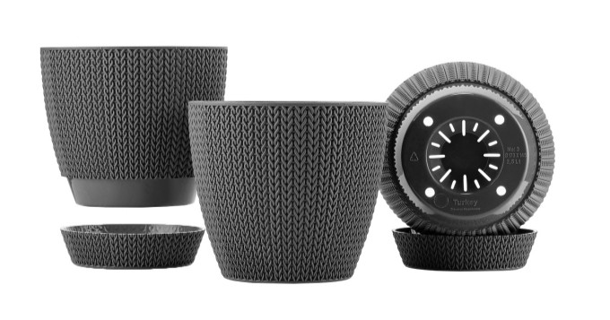 Вазон SUMELA 1,4 л антрацит