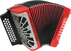 Акордеон Hohner El Rey del Vallenato BbEbAb Red