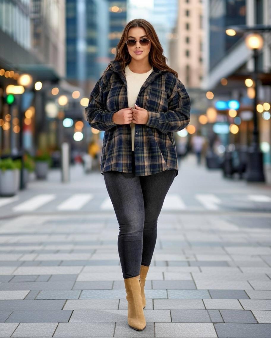 Жіноча сорочка з капюшоном з байки Sofia  Н-304, фото 1