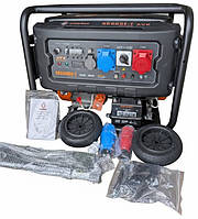 Бензиновий генератор KINGWAY K6000E-T 6 кВт з електростарером для дому 220/380 Вт