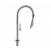 Змішувач для кухні Qtap Lenicka 9138103UC з висувним виливом, фото 3