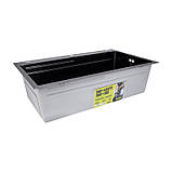 Lidz Handmade H7545B Мийка для кухні інтегрована Decor Black PVD Honeycomb 3,0/1,0 мм LDH7545BDECPVD48373, фото 5