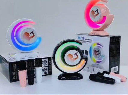 Лампа-нічник з bluetooth колонкою Lightshow YS-110 з мікрофоном