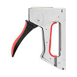 Степлер будівельний під скобу 11,3×0,7×4-10 мм, металевий корпус, STORM INTERTOOL RT-0121, фото 6