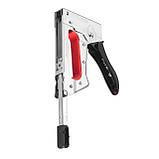 Степлер будівельний під скобу 11,3×0,7×4-10 мм, металевий корпус, STORM INTERTOOL RT-0121, фото 8