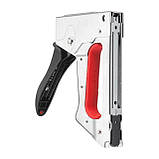 Степлер будівельний під скобу 11,3×0,7×4-10 мм, металевий корпус, STORM INTERTOOL RT-0121, фото 3