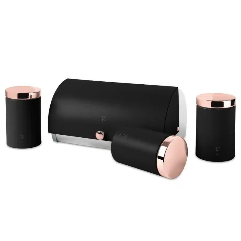 Набір хлібниці з трьома ємностями для зберігання продуктів Berlinger Haus Monaco Collection (BH-6835)