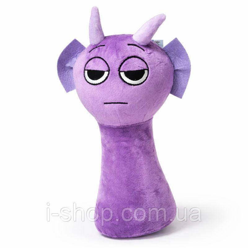 М'яка іграшка Sprunki Дерпл 28 см плюшева іграшка монстр фіолетовий монстр іграшка для дітей, фото 1