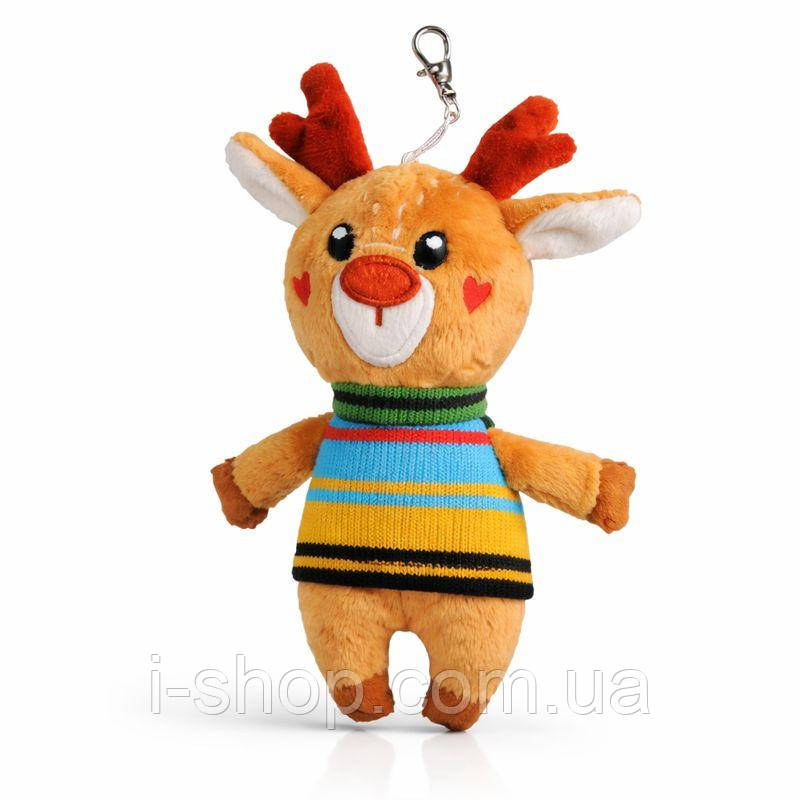 Брелок м’яка іграшка Олень для рюкзака 17см плюшева іграшка для дітей ТМ Tigres Україна, фото 1