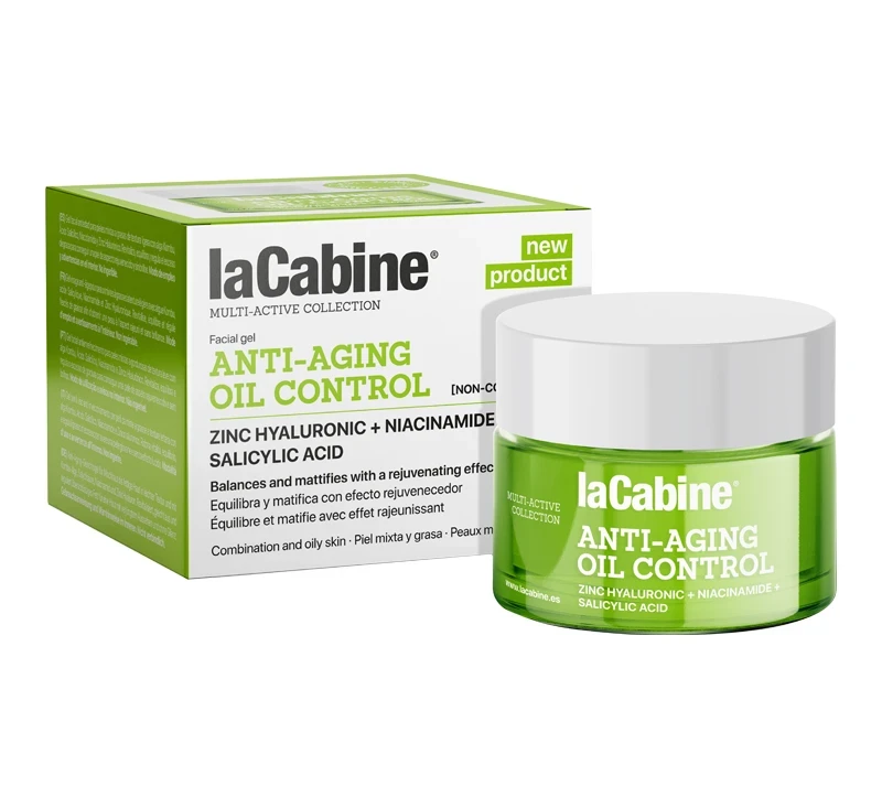 Антивіковий крем-гель для комбінованої та жирної шкіри обличчя ANTI-AGING OIL CONTROL CREAM LaCabine, 50 мл