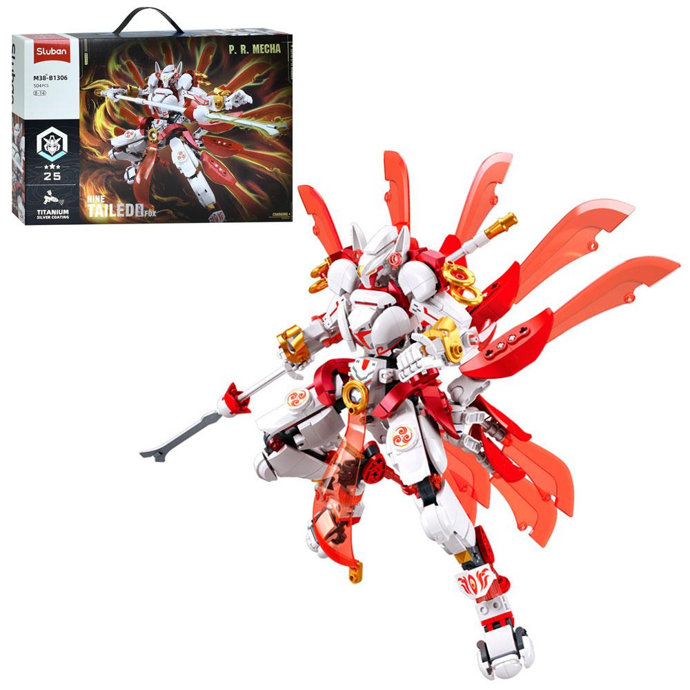 Конструктор SLUBAN M38-B1306 робот-воїн, 33,1см, 504дет, в кор-ці, 42,5-28,5-6,5см, фото 1