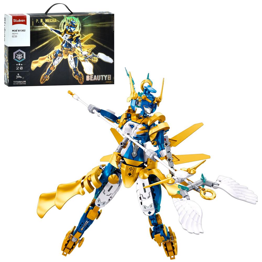 Конструктор SLUBAN M38-B1302 робот-воїн, 562 дет., кор., 42,5-28,5-6,5 см., фото 1