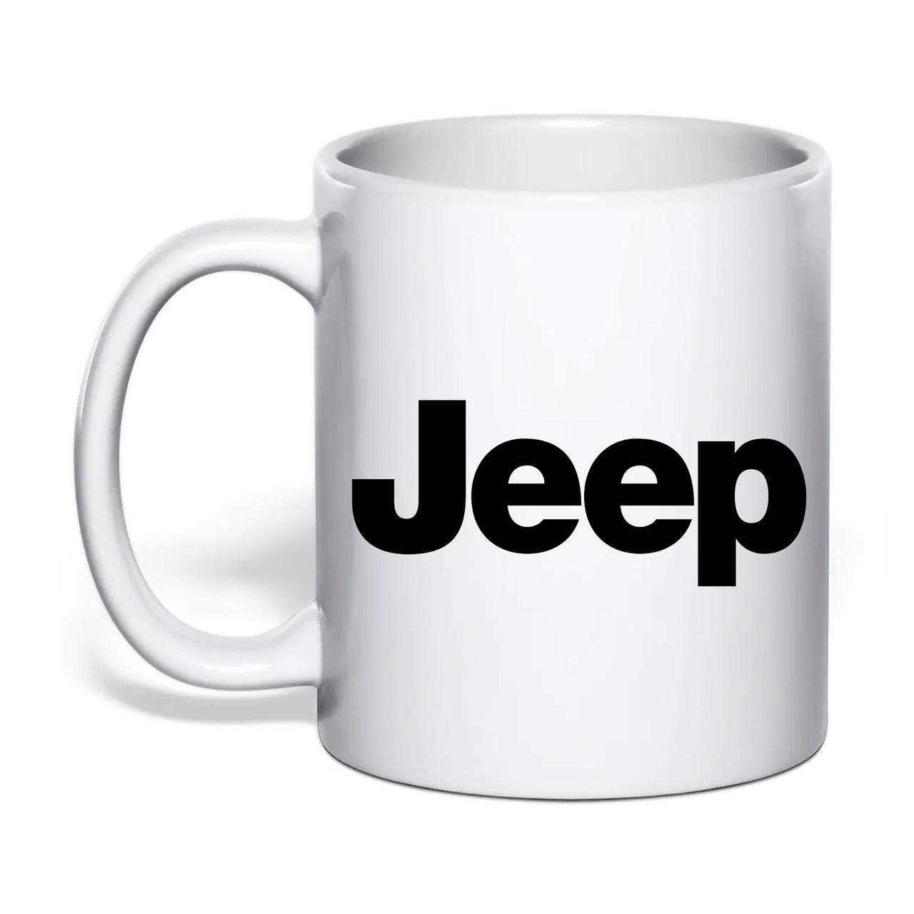 Чашка з друком "Jeep" 330 мл (колір білий) (36255), фото 1