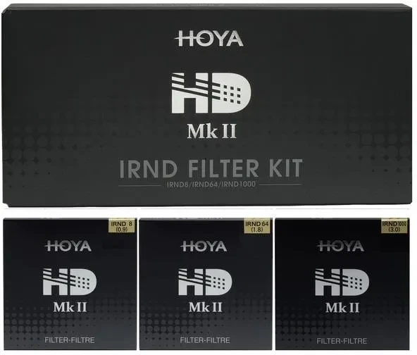 Фільтр для камери HOYA HD MK II IRND KIT 82mm 3 filtrów Graych: ND8 (0,9) + ND64 (1,8) + ND1000 (3,0), фото 1