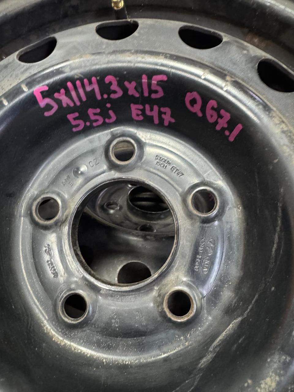 <p>Вітаю зацікавлених на авто розборці Чемпіон !!!<br />
 Предметом оголошення є Диск Металевий 5 114.3 R 15 5.5J Et47 Цо 67.1 Kia Hyundai</p>
 
 <p>Ціна вказана за 1шт!<br />
 &nbsp;</p>
 
 <p>Детальні фото та інформація за телефоном 0973363743<br />
 Відправка по усій Україні за передоплатою на транспортні витрати<br />
 Більш детальні фото надсилаємо на вайбер<br />
 Запрошуємо до перегляду інших оголошень</p> — фото 3