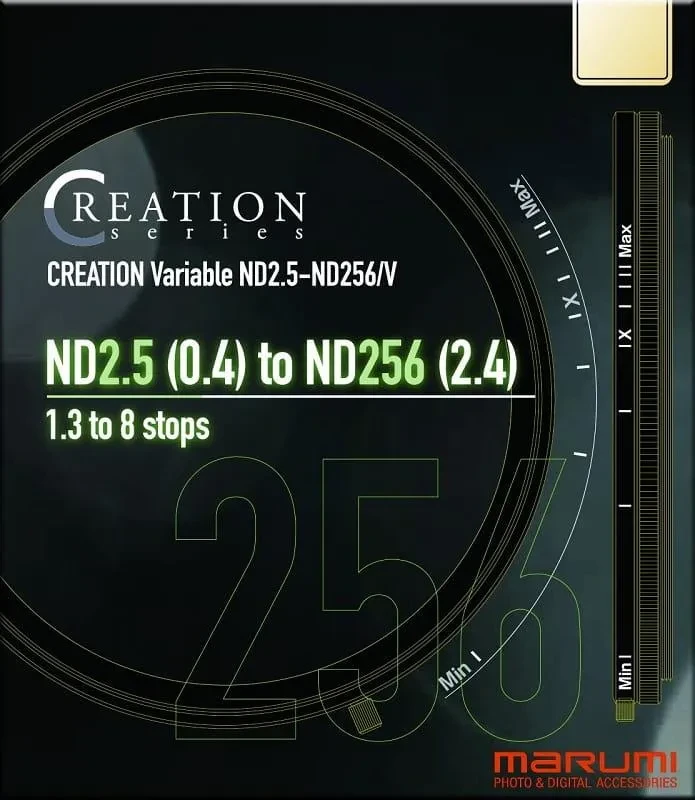 Фільтр для камери Marumi Creation Video Vari-ND 2.5-256 82mm, фото 1