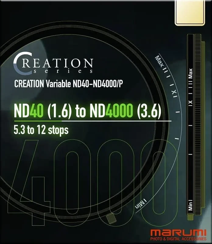 Фільтр для камери Marumi Creation Vari-ND 40-4000 82mm, фото 1