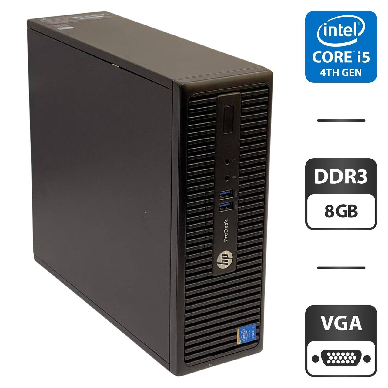 Комп'ютер HP ProDesk 400 G2.5 SFF/ Core i5-4590S/ 8 GB RAM/ 500 GB HDD/ HD 4600