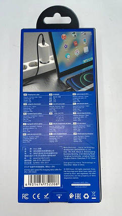 Кабель Hoco X14 PD 27W Type-C Lightning, 2 м (чорний), фото 2