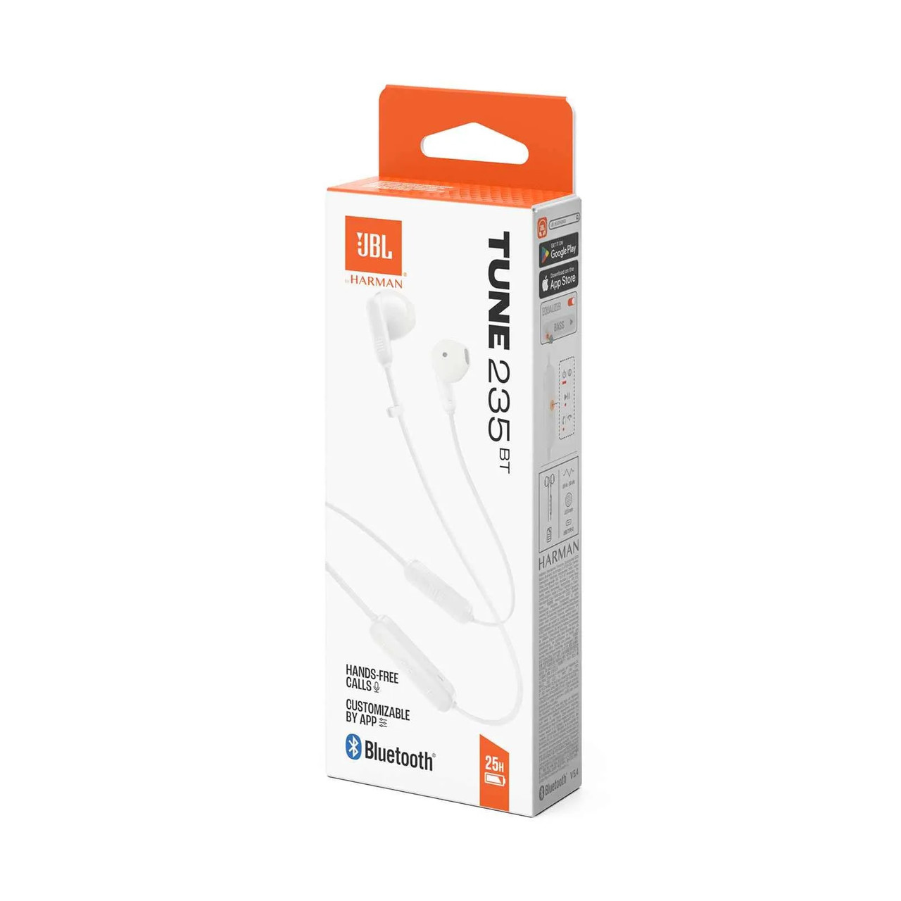 Bluetooth-гарнітура JBL Tune 235BT White (JBLT235BTWHT), фото 1