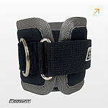 Манжета EasyFit чорна для тяги на тренажері Бубновского, фото 2