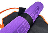 Сумка-переноска EasyFit для йога-килимка Помаранчева, фото 5