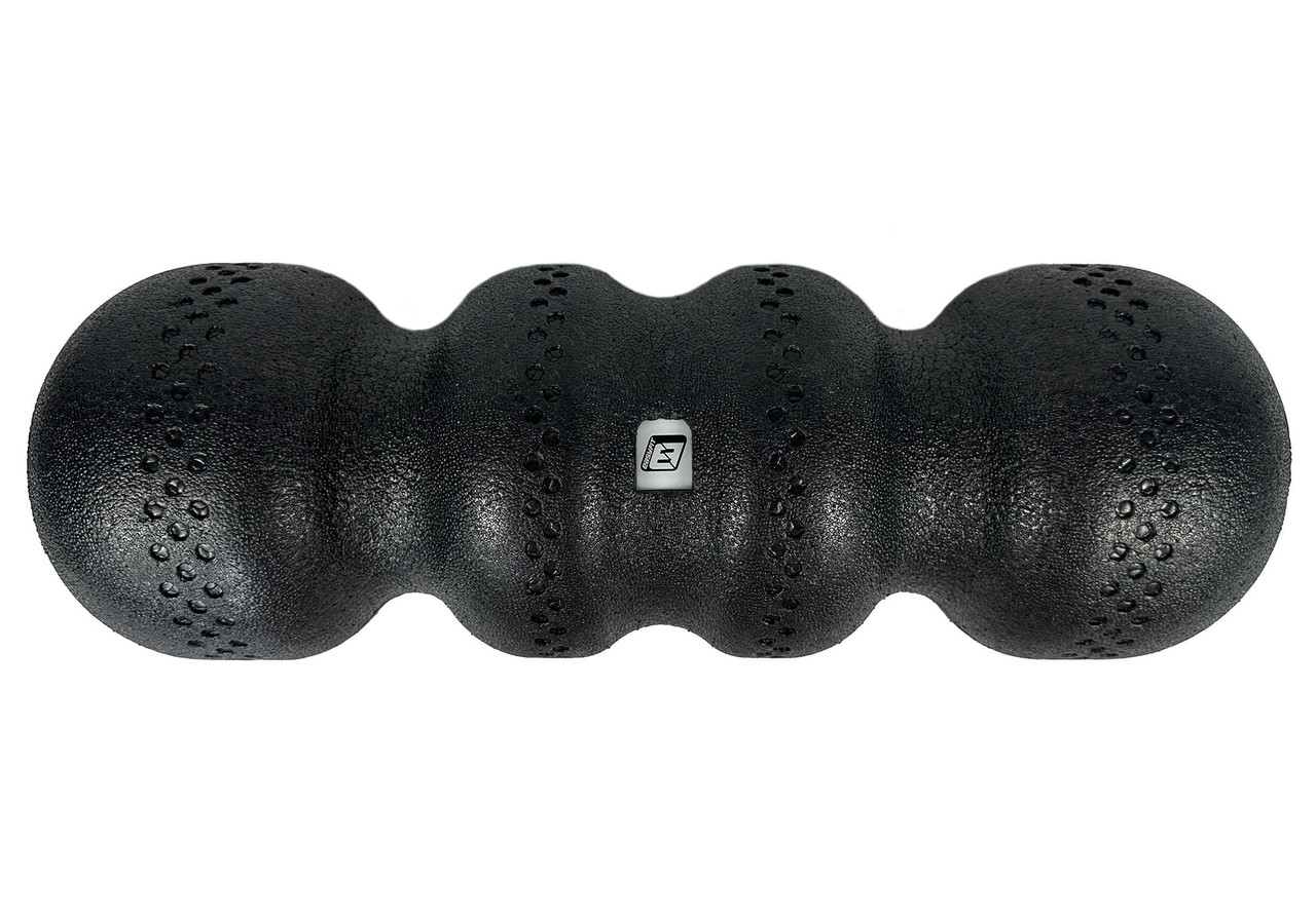 Масажний ролик EasyFit SlateShaper 45 см чорний, фото 1