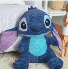 М’яка іграшка Стич 90 см з преміум плюшу гіпоалергенний наповнювач для дітей і дорослих ідеальний подарунок