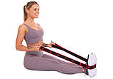 Еспандер стрічка EasyFit з петлями для тренувань червоний (HARD), фото 3