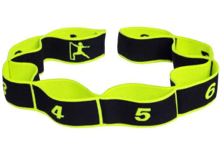 Еспандер стрічка EasyFit з петлями для тренувань жовтий (EASY), фото 1