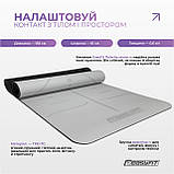 Набір для йоги та фітнесу EasyFit Polarity Set PRO (Stone): килимок, два блоки та ремінь, фото 2