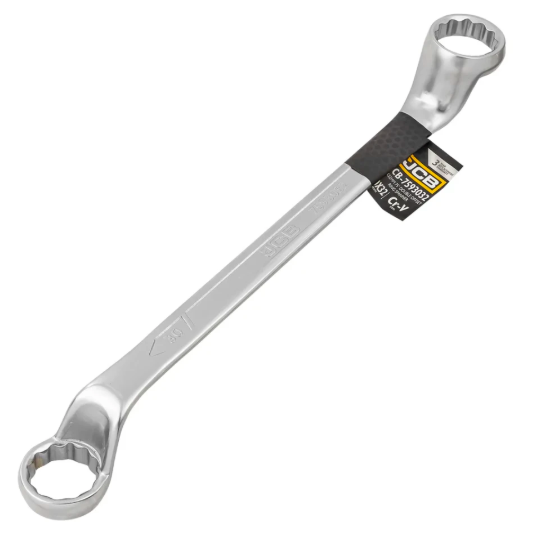 Ключ накидний відігнутий на 75 градусів 30х32 мм JCB Tools JCB-7593032, фото 1