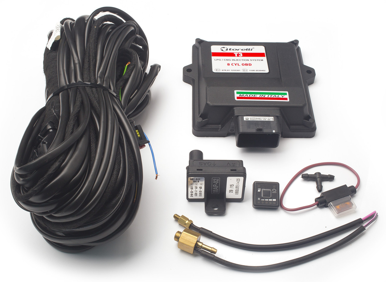 Електроніка Torelli T3 OBD (Autronic) з проведенням, 8 циліндрів