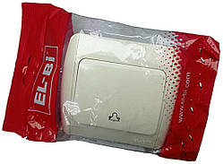 Розетка вимикач рамка Б/К EL-Bi ZIRVE 07