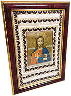 Б/У Ікона "54" всемістіть" фотопринт зі вшивками вишивки 35х25