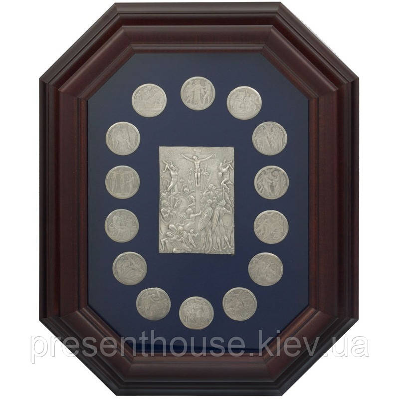 Оригінальний подарунок колаж Страсті Христові 390х300мм, фото 1