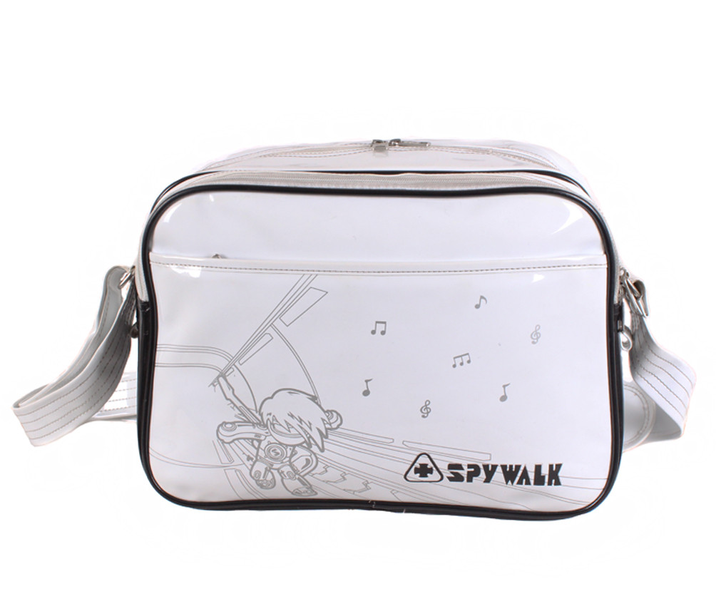 Спортивна сумка зі штучної шкіри SW061-61 біла