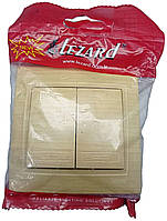 Розетка вимикач рамка Б/У Lezard Mira клен (701-4747-101)