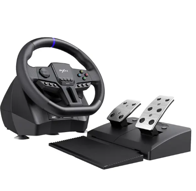 Кермо з педалями PXN V900 GEN2 для PS4, PS3, Xbox Series X/S, Xbox One та PC, USB, 270/900, фото 1