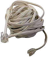 Б/У Плоский Патч-корд RJ-12 10 м.