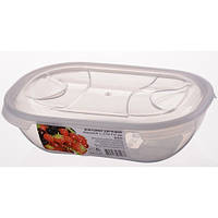 Контейнер харчової овальний 0.5 л, Ал-Пластик, Арт.: 46