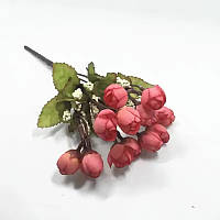 Букет міні бутонів троянд d 2 см (13-15 бутонів) висота букета 23 см. Колір —розовый