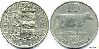 Гернсі, 10 пенсов, 1968,77,79